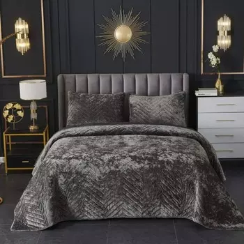 Комплект покрывало и наволочки 240 х 260 см Sofi de Marko Фернанд стоун