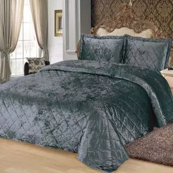 Комплект покрывало и наволочки 240 х 260 см Sofi de Marko Галаксия синий