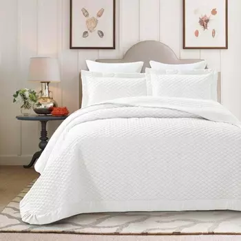 Комплект покрывало и наволочки 240 х 260 см Sofi de Marko Эллада белый