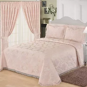 Комплект покрывало и наволочки 240 х 260 см Sofi de Marko Эванжелина розовый