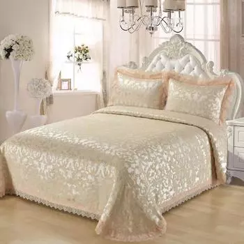 Комплект покрывало и наволочки 240 х 260 см Sofi de Marko Клеопатра беж