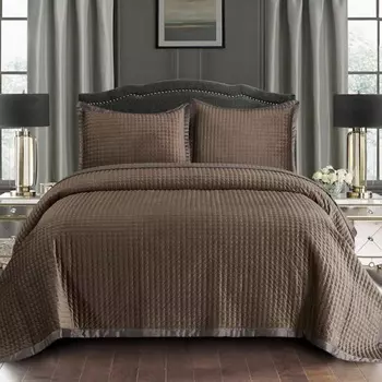 Комплект покрывало и наволочки 240 х 260 см Sofi de Marko Лоретта капучино