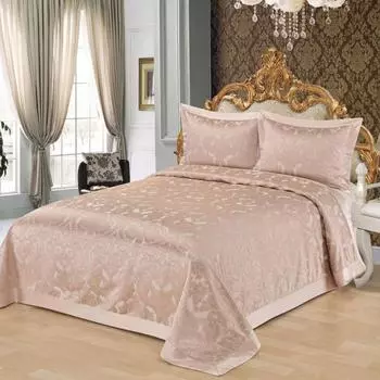 Комплект покрывало и наволочки 240 х 260 см Sofi de Marko Мурена розовый