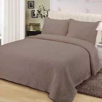 Комплект покрывало и наволочки 240 х 260 см Sofi de Marko Скарлет бежевый