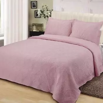 Комплект покрывало и наволочки 240 х 260 см Sofi de Marko Скарлет пепельная роза