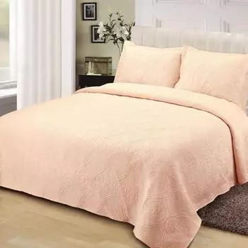 Комплект покрывало и наволочки 240 х 260 см Sofi de Marko Скарлет персик