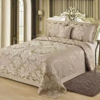 Комплект покрывало и наволочки 240 x 260 см Sofi de Marko Аделаида кофе