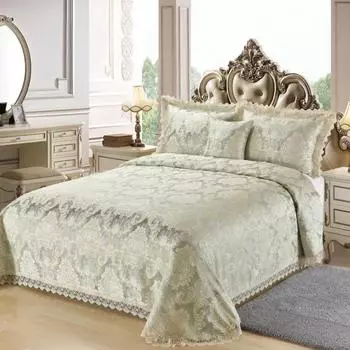 Комплект покрывало и наволочки 240 x 260 см Sofi de Marko Сабрина изумруд