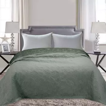 Комплект покрывало и наволочки Sofi de Marko Афина зелёный