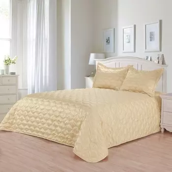 Комплект покрывало и наволочки Sofi de Marko Азалия бежевый