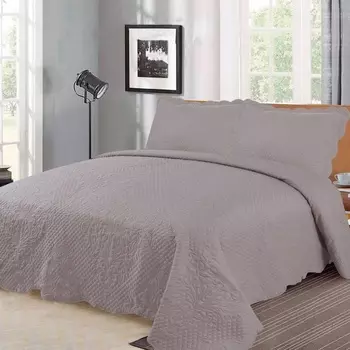 Комплект покрывало и наволочки Sofi de Marko Барбара кофе