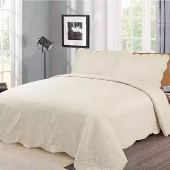 Комплект покрывало и наволочки Sofi de Marko Барбара молоко