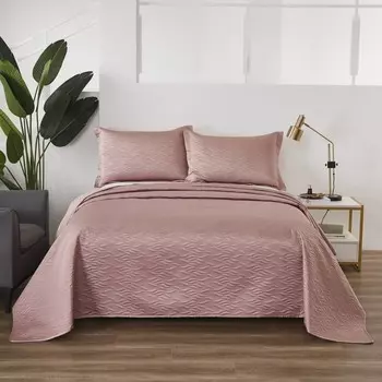 Комплект покрывало и наволочки Sofi de Marko Джозефина пепельная роза