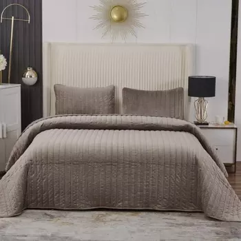 Комплект покрывало и наволочки Sofi de Marko Фердинанд бежевый