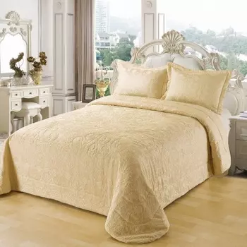 Комплект покрывало и наволочки Sofi de Marko Химера бежевый