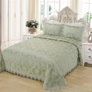 Комплект покрывало и наволочки Sofi de Marko Оливия изумруд