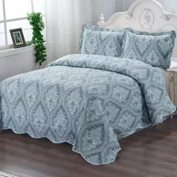 Комплект покрывало и наволочки Sofi de Marko Пэчворк №27 бежевый