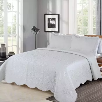 Комплект покрывало и наволочки Sofi de Marko Устина серый