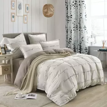 Комплект постельного белья евро Sofi de Marko Мольер белый