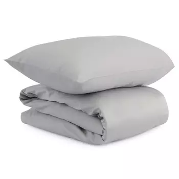 Комплект постельного белья из сатина 110 x 140 см Tkano Essential светло-серый
