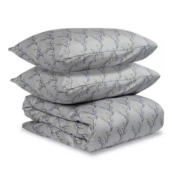 Комплект постельного белья полутораспальный из сатина Tkano Соцветие