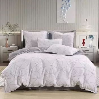 Комплект постельного белья полутораспальный Sofi de Marko Барри белый