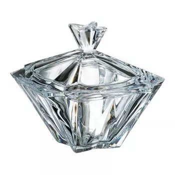 Конфетница 22 см Crystalite Bohemia Metropolitan с крышкой