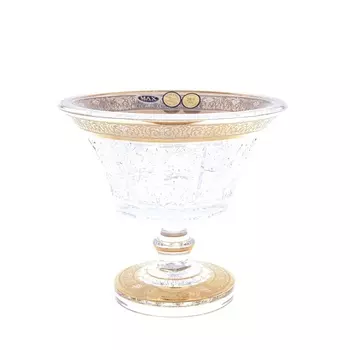 Конфетница на ножке 15 см Bohemia Max Crystal