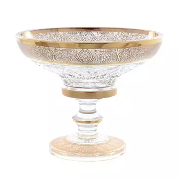 Конфетница на ножке 20 см Bohemia Max Crystal