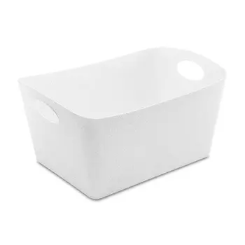Контейнер для хранения 15 л Koziol Boxxx L organic белый
