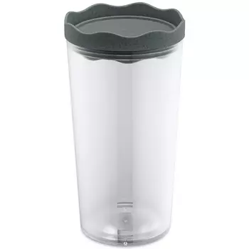 Контейнер для хранения 1 л Koziol Prince L organic тёмно-серый