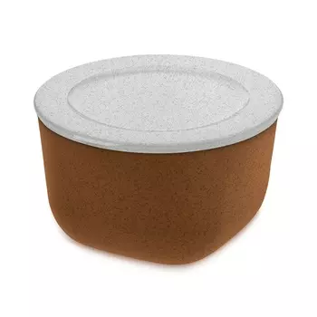 Контейнер для хранения продуктов 1 л Koziol Connect organic коричневый