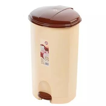 Контейнер для мусора с педалью 18 л Эльфпласт в ассортименте