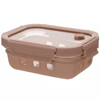 Контейнер для продуктов в чехле 1,05 л Smart Solutions бежевый