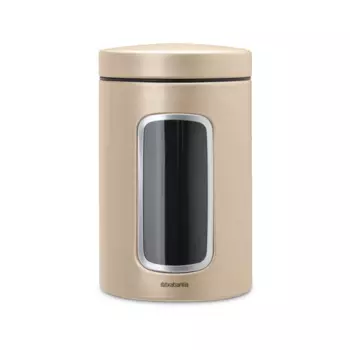 Контейнер для сыпучих продуктов с окном 1,4 л Brabantia шампань