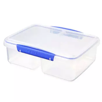 Контейнер двойной 2 л Sistema синий