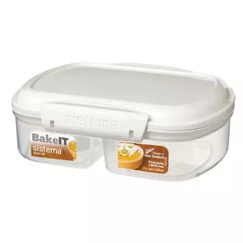 Контейнер двойной 630 мл Sistema Bake it