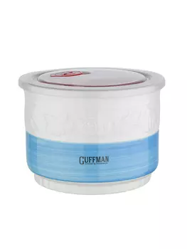 Контейнер керамический c вакуумной крышкой 1,5л Guffman голубой