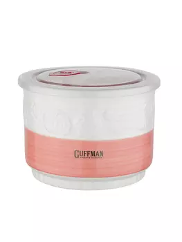 Контейнер керамический c вакуумной крышкой 1,5 л Guffman розовый