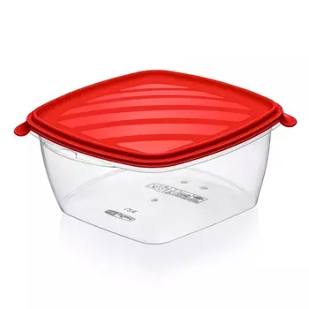 Контейнер квадратный 1,2 л Эльфпласт Лайт в ассортименте