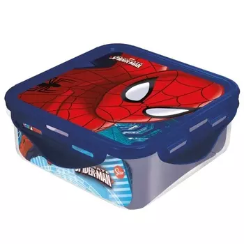 Контейнер квадратный 500 мл Человек-паук