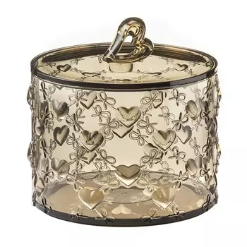 Контейнер с крышкой Love малый бежевый