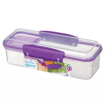 Контейнер с разделителем 410 мл Sistema To-Go фиолетовый
