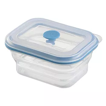 Контейнер складной прямоугольный 400 мл Smart Solutions Silikobox синий