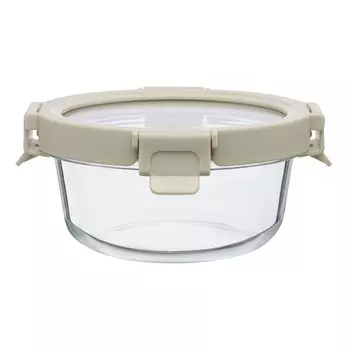 Контейнер стеклянный 400 мл Smart Solutions светло-бежевый