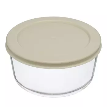 Контейнер стеклянный 472 мл Smart Solutions светло-бежевый