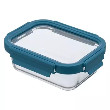 Контейнер стеклянный 640 мл Smart Solutions синий