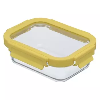 Контейнер стеклянный 640 мл Smart Solutions жёлтый