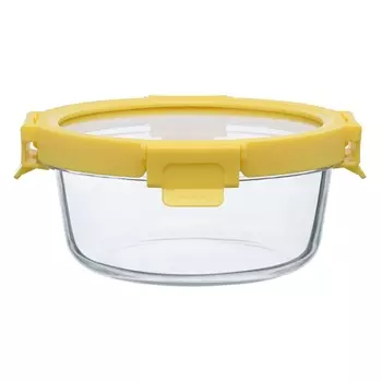 Контейнер стеклянный 650 мл Smart Solutions жёлтый