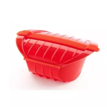 Конверт глубокий для запекания Lekue 3-4 порции красный